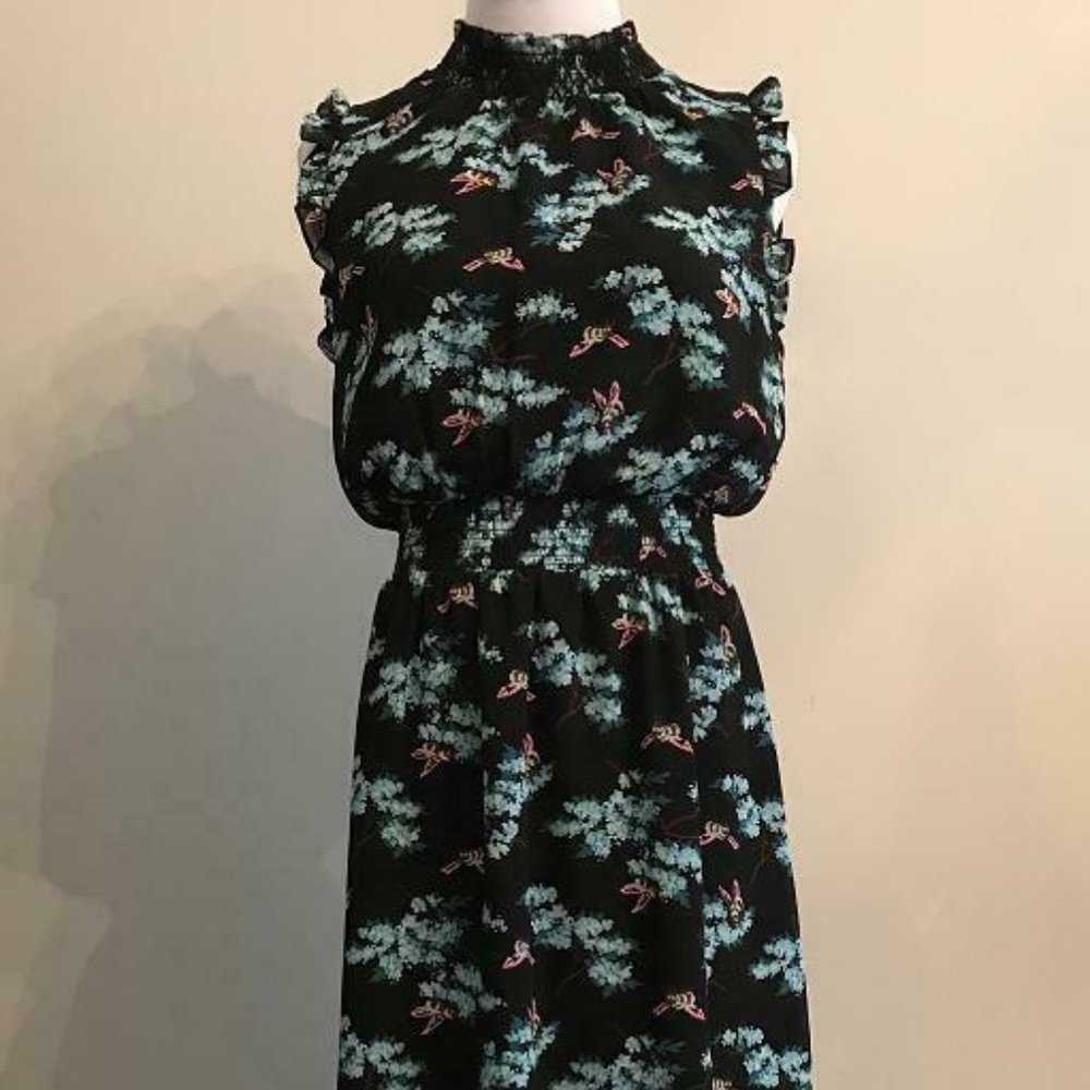 J.Crew $118 Smocked-Waist Midi Dress AL210